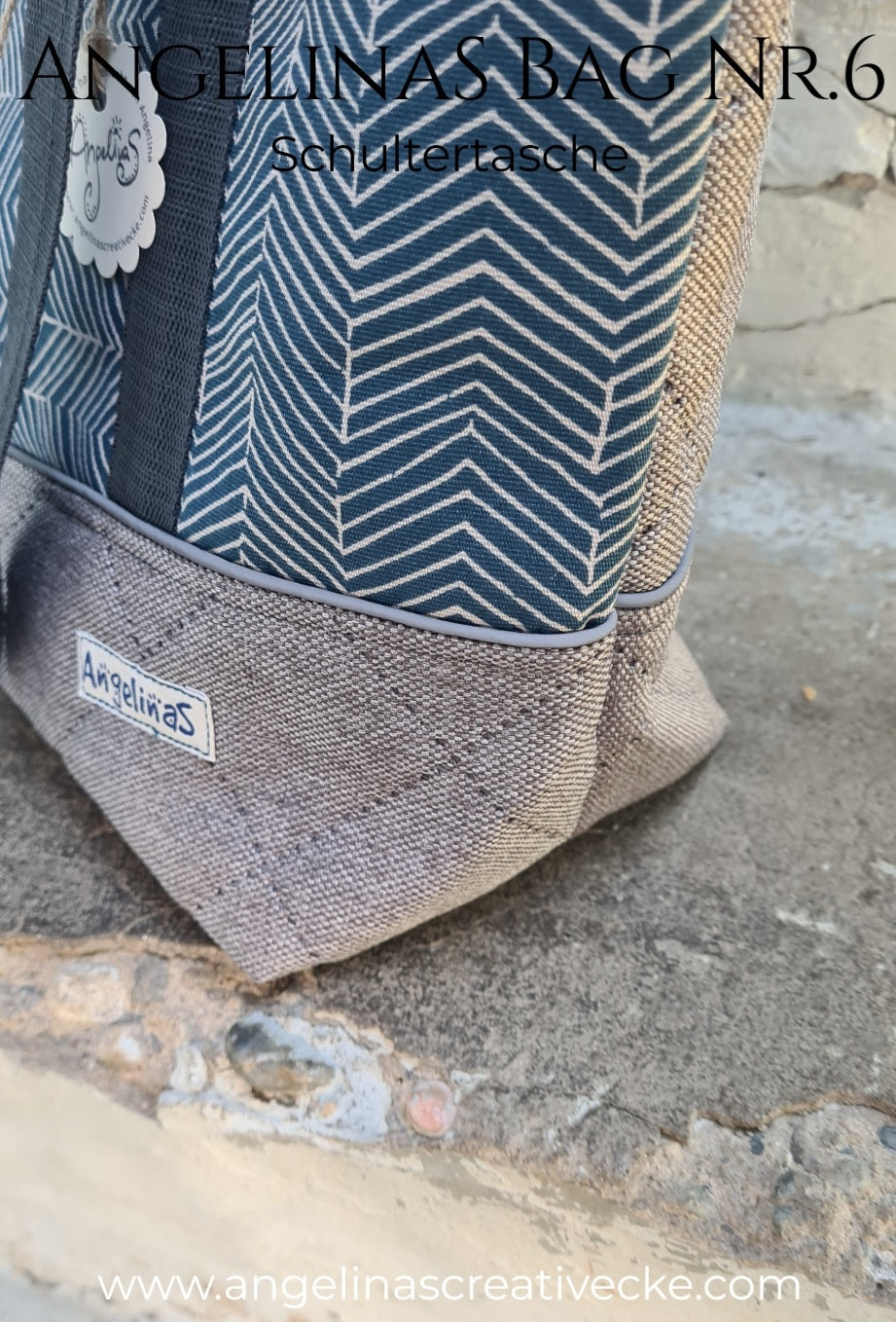 AngelinaS Bag Nr.6 - Petrolfärbige Schönheit