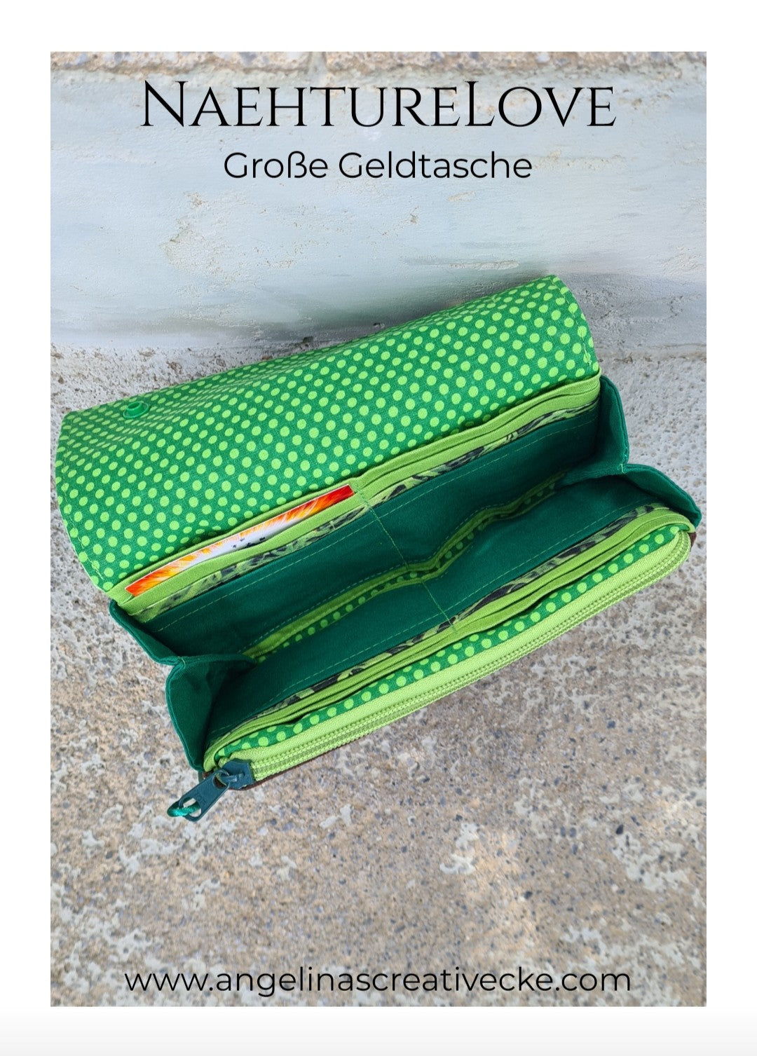 AngelinaS "Nähture Love" große Geldtasche