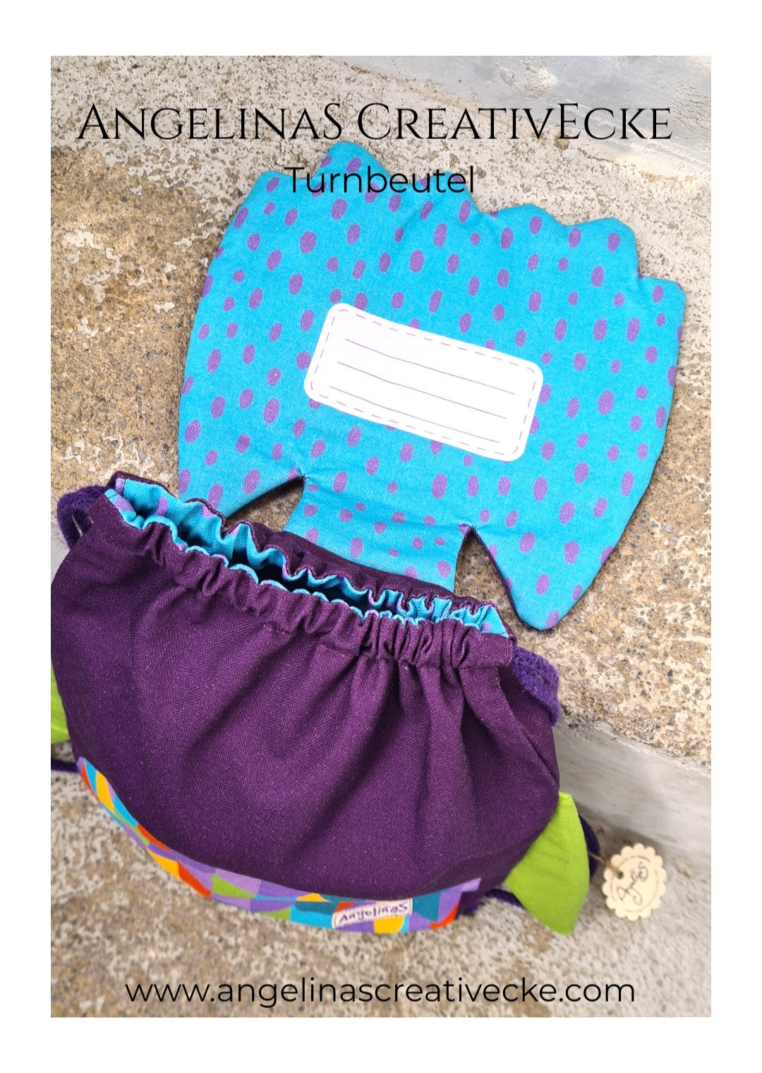 Tier-Turnbeutel / Hipsterbag "EulenLiebe"