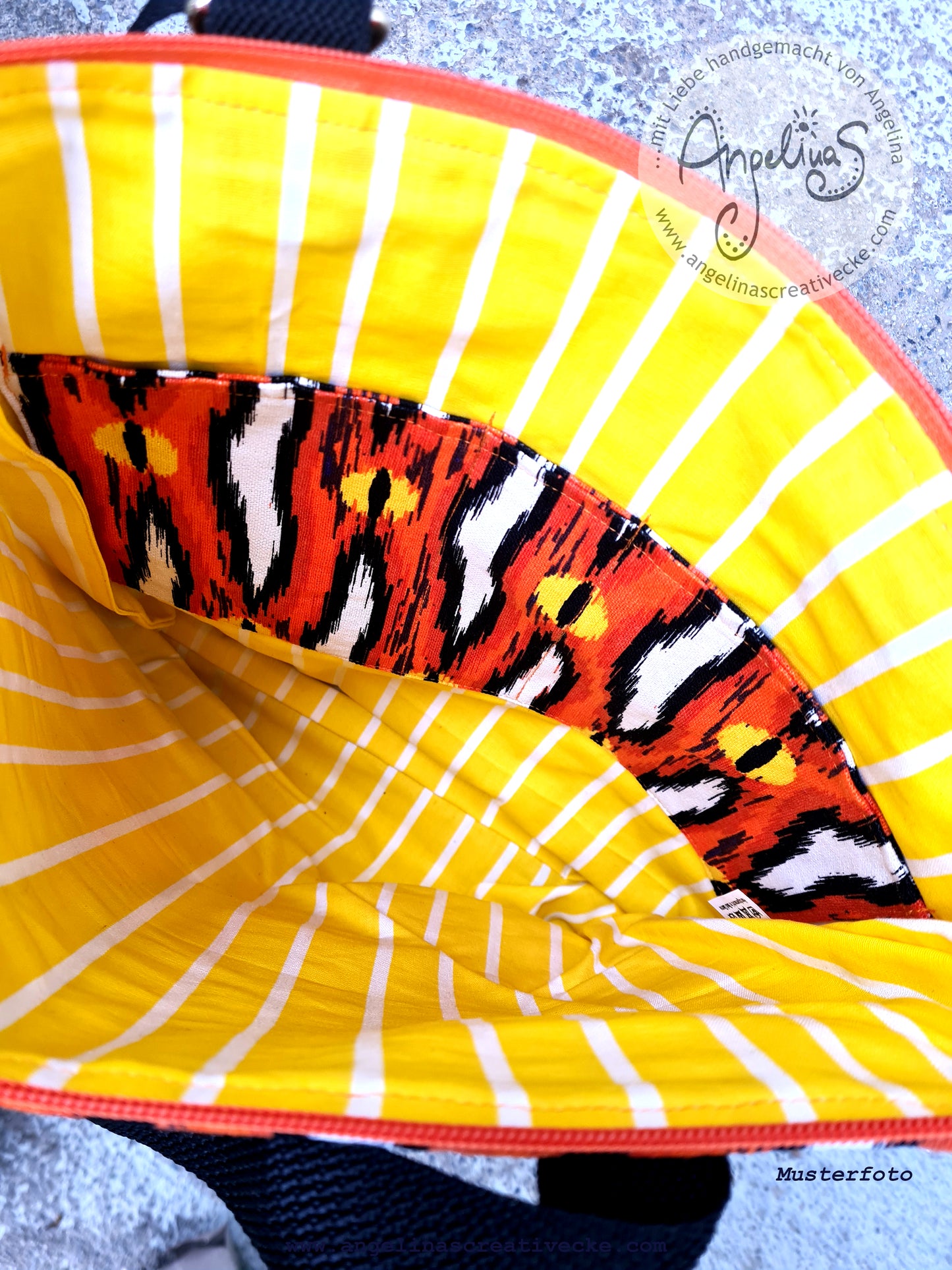 AngelinaS 2in1-Bag - Rucksack und Tasche in einem! Einzelstück!