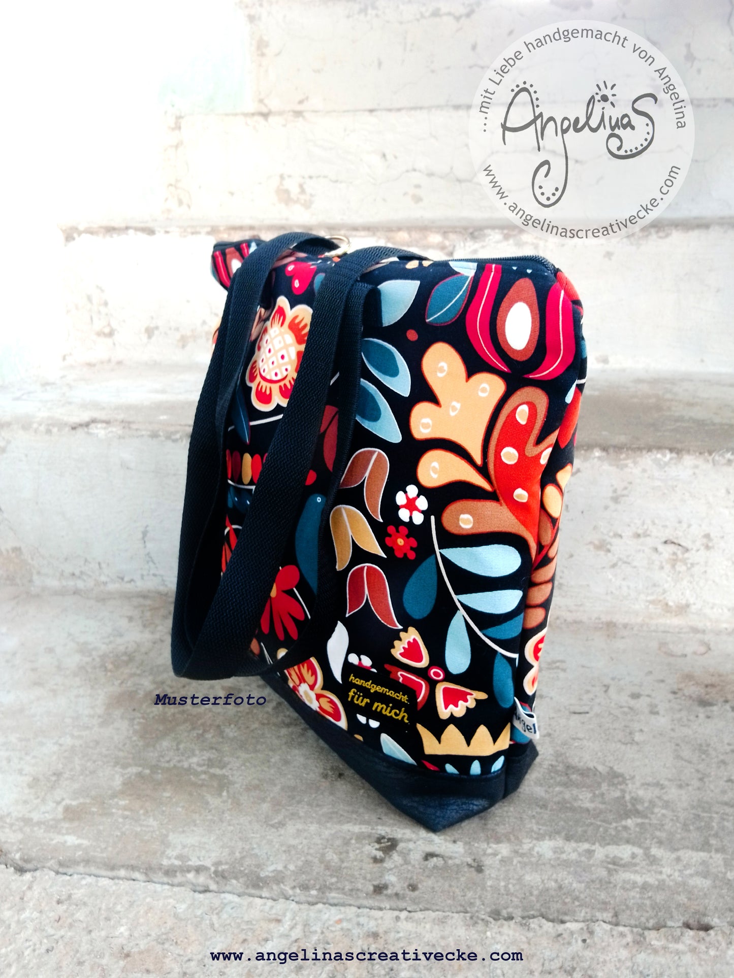 AngelinaS 2in1-Bag - Rucksack und Tasche in einem! Einzelstück!