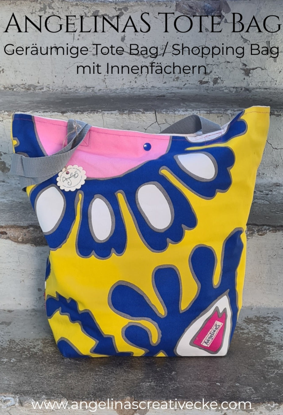 Shopper / ToteBag "Flower Power"