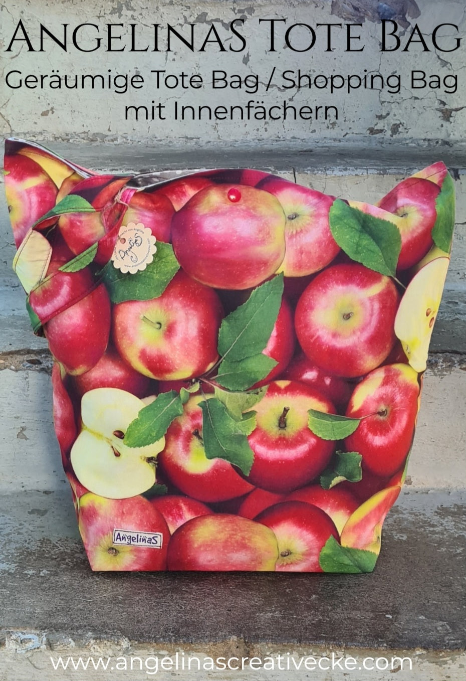 Shopper / ToteBag "An apple a day"