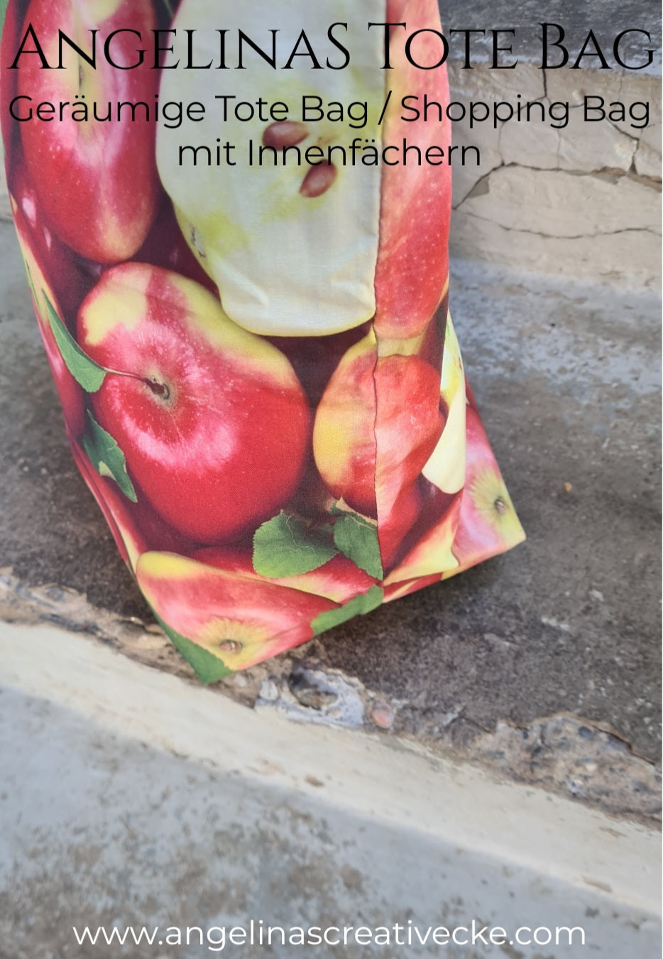 Shopper / ToteBag "An apple a day"