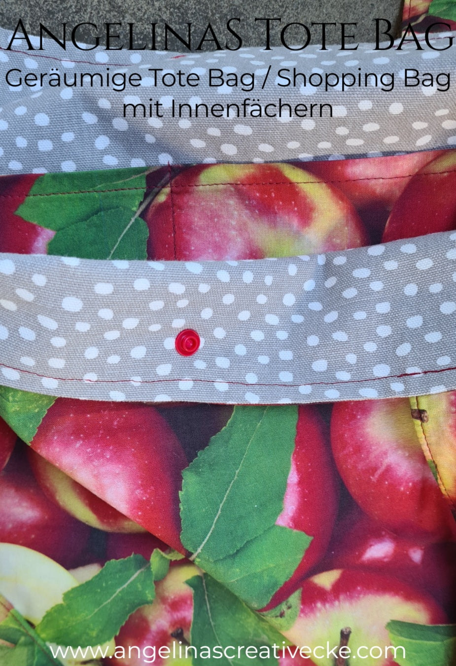 Shopper / ToteBag "An apple a day"