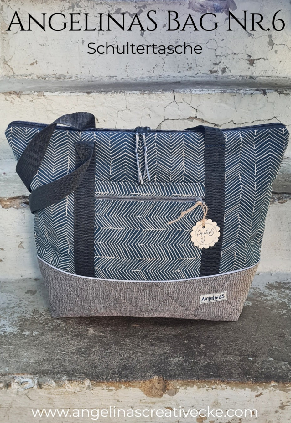 AngelinaS Bag Nr.6 - Petrolfärbige Schönheit