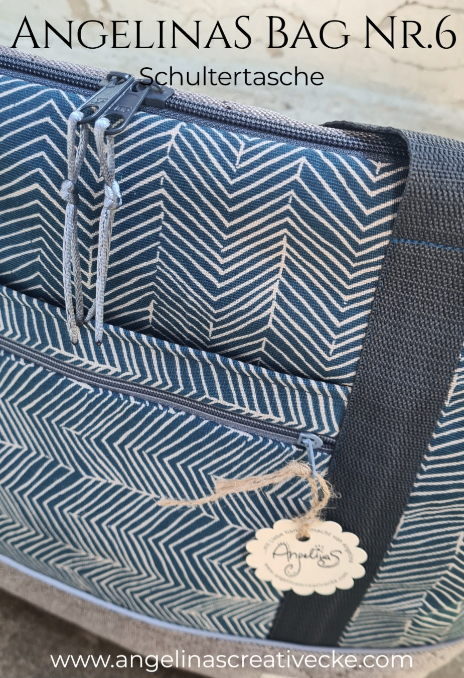 AngelinaS Bag Nr.6 - Petrolfärbige Schönheit