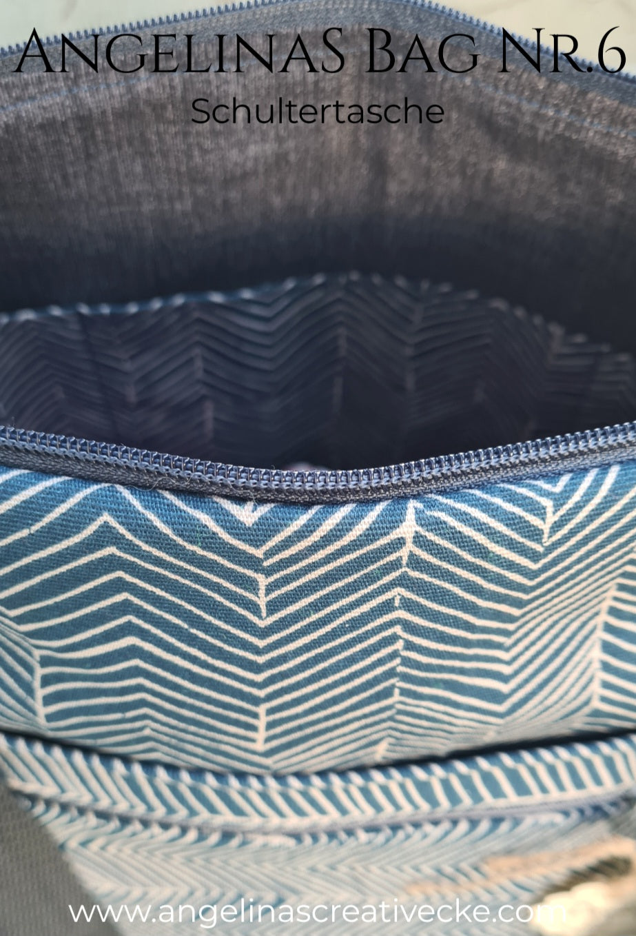 AngelinaS Bag Nr.6 - Petrolfärbige Schönheit