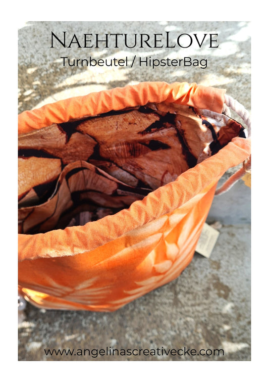 AngelinaS "Nähture Love Essigbaum" Turnbeutel / Hipsterbag