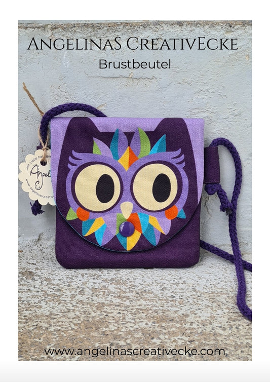 Tier-Brustbeutel "EulenLiebe"