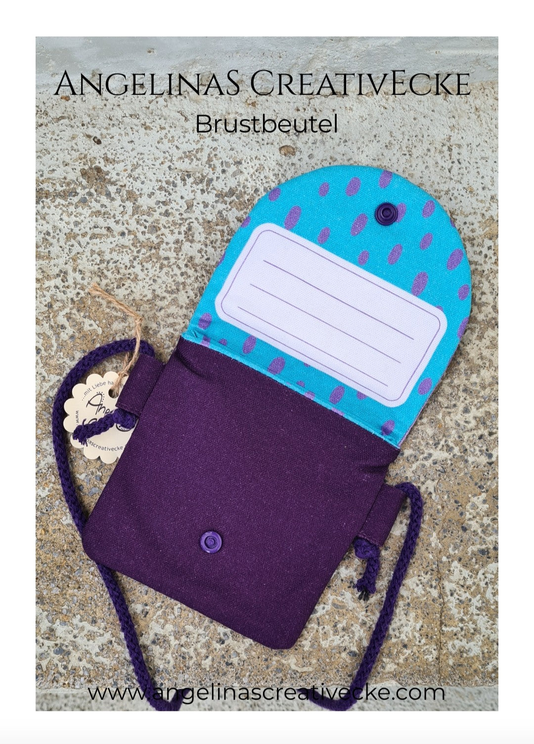 Tier-Brustbeutel "EulenLiebe"