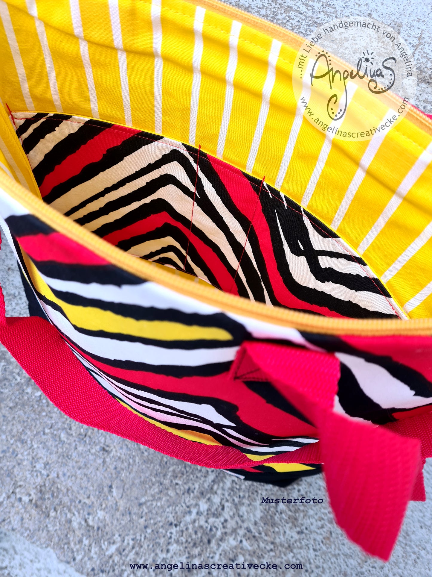 AngelinaS 2in1-Bag -  Rucksack und Tasche in einem! Einzelstück!