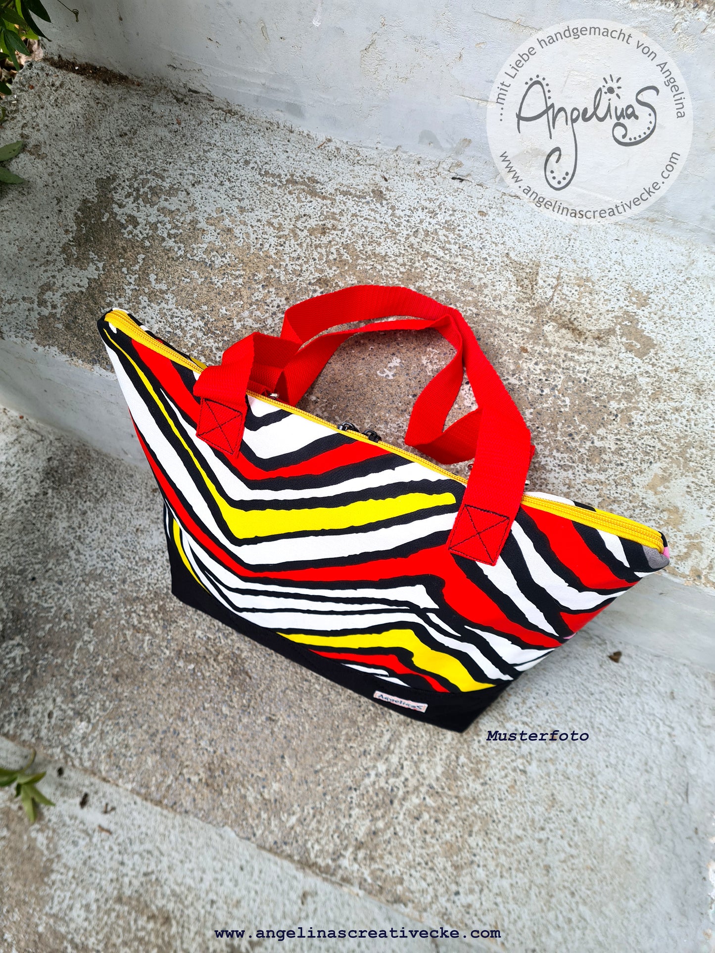 AngelinaS 2in1-Bag -  Rucksack und Tasche in einem! Einzelstück!