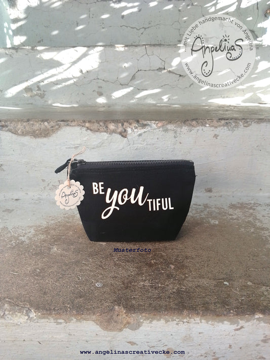 KosmetikTascherl "beYOUtiful" BaumwollTasche