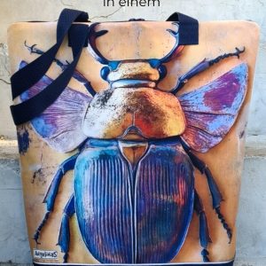 AngelinaS 2in1-Bag - Rucksack und Tasche in einem! Einzelstück! "Scarabäus"