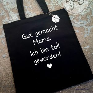 "Gut gemacht Mama!"  BaumwollBeutel
