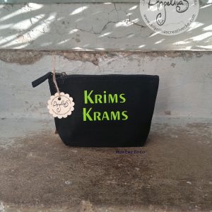 KosmetikTascherl "KrimsKrams" BaumwollTasche