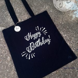 "Happy Birthday"  BaumwollBeutel