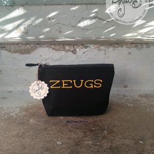 KosmetikTascherl "Zeugs" BaumwollTasche