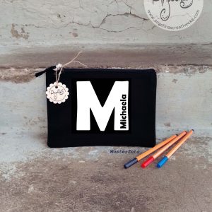 Tascherl flach für Accessoires "Michaela" Baumwolle