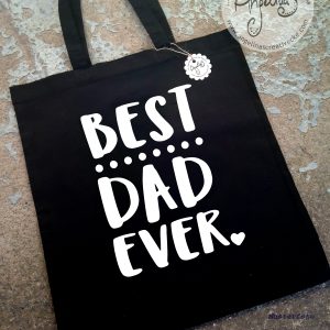"best dad ever" BaumwollBeutel
